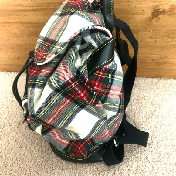 SOLD Dooney & Bourke Tartan Backpack - Picture 2 of 9